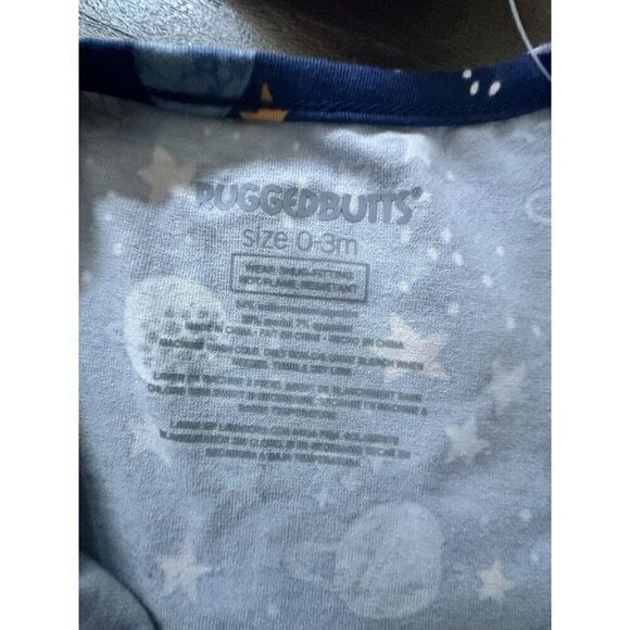 Ruggedbutts Sleeper Zip Footie Baby Boys 0-3 Months Outer Space NEW Blue Pj - Picture 5 of 5